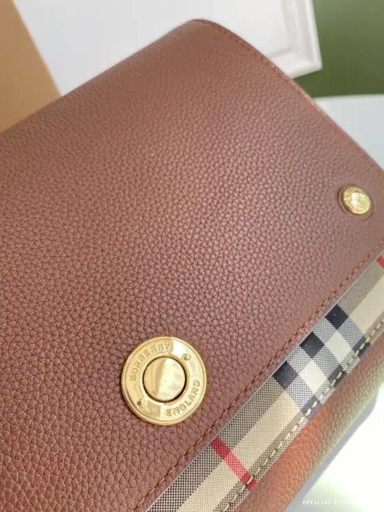 Official First Bag Ru Crossbody Bag-25-8.5-18cm Note BURBERRY 0522